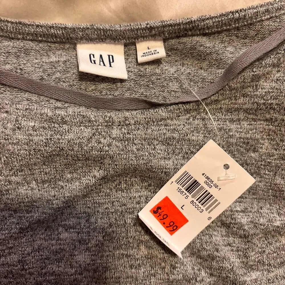 Nwt grey gap knit dress - Picture 3 of 4